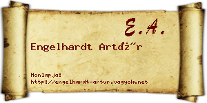 Engelhardt Artúr névjegykártya